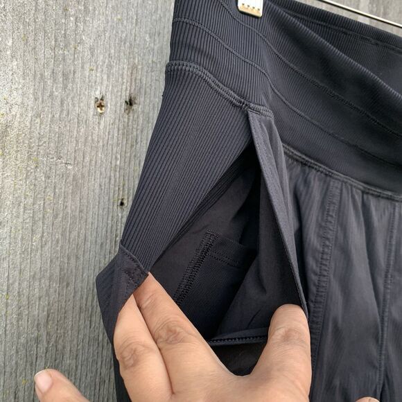 LULULEMON Dance Studio Pants Womens Sz 10 Black Stretch - Picture 7 of 11